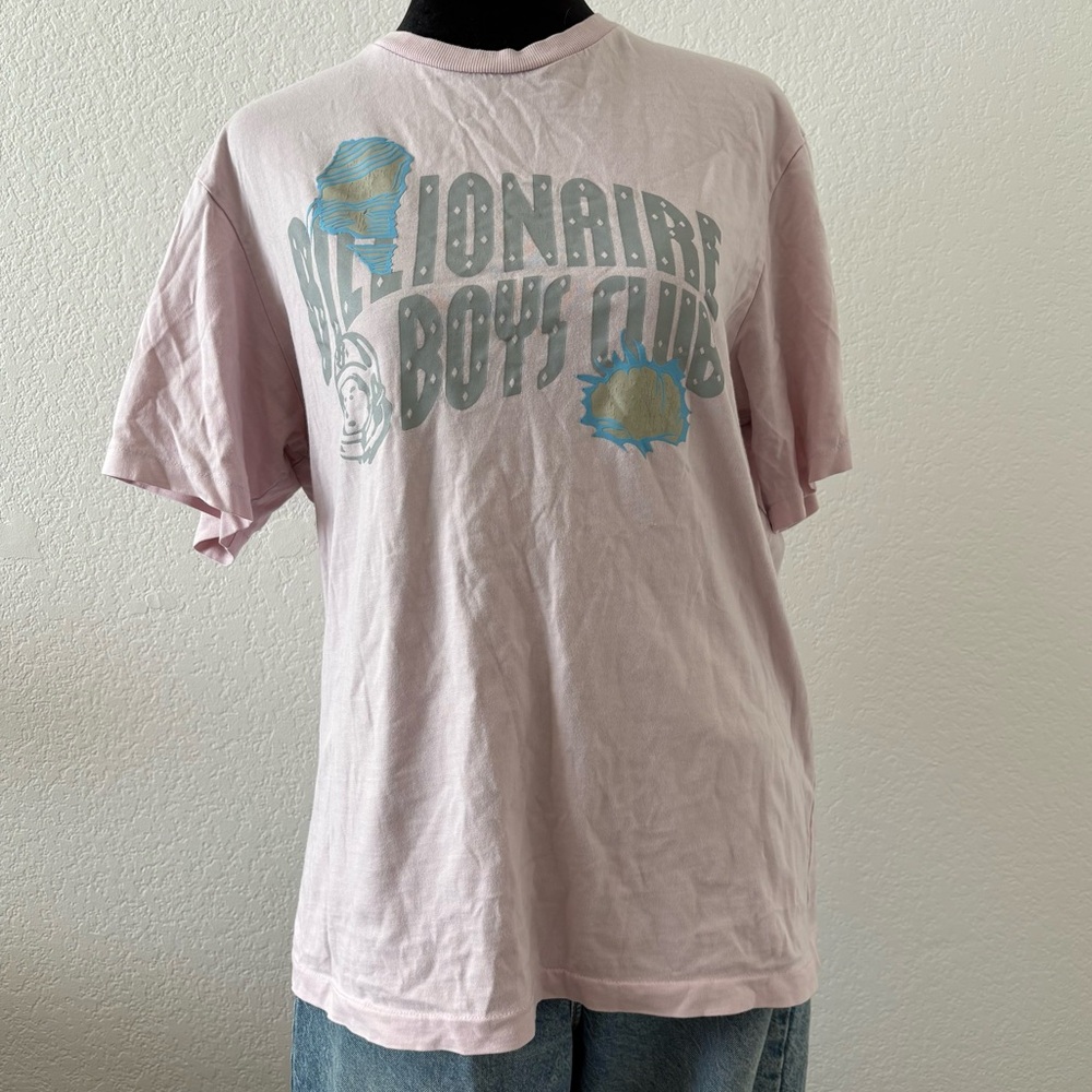 Billionaire Boys Club Light Pink Graphic Tee